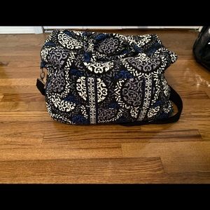 Vera Bradley Grand Traveler in Cobalt Blue